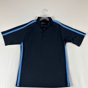 Nike Golf, Fit Dry, Polo Shirt, Dark Blue/Light Blue, Men's Size L
